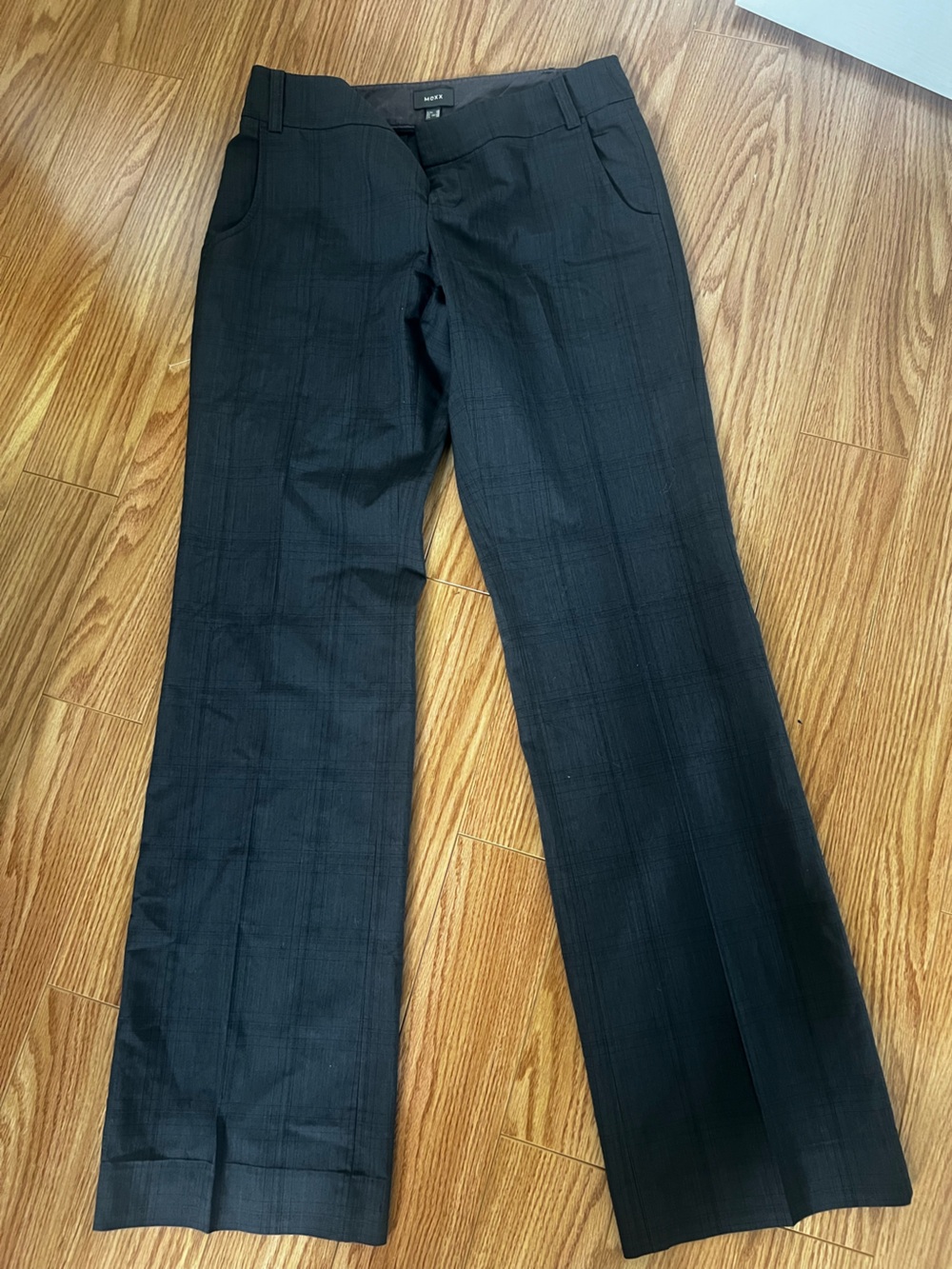Mexx Black Grey tailored pants size 6